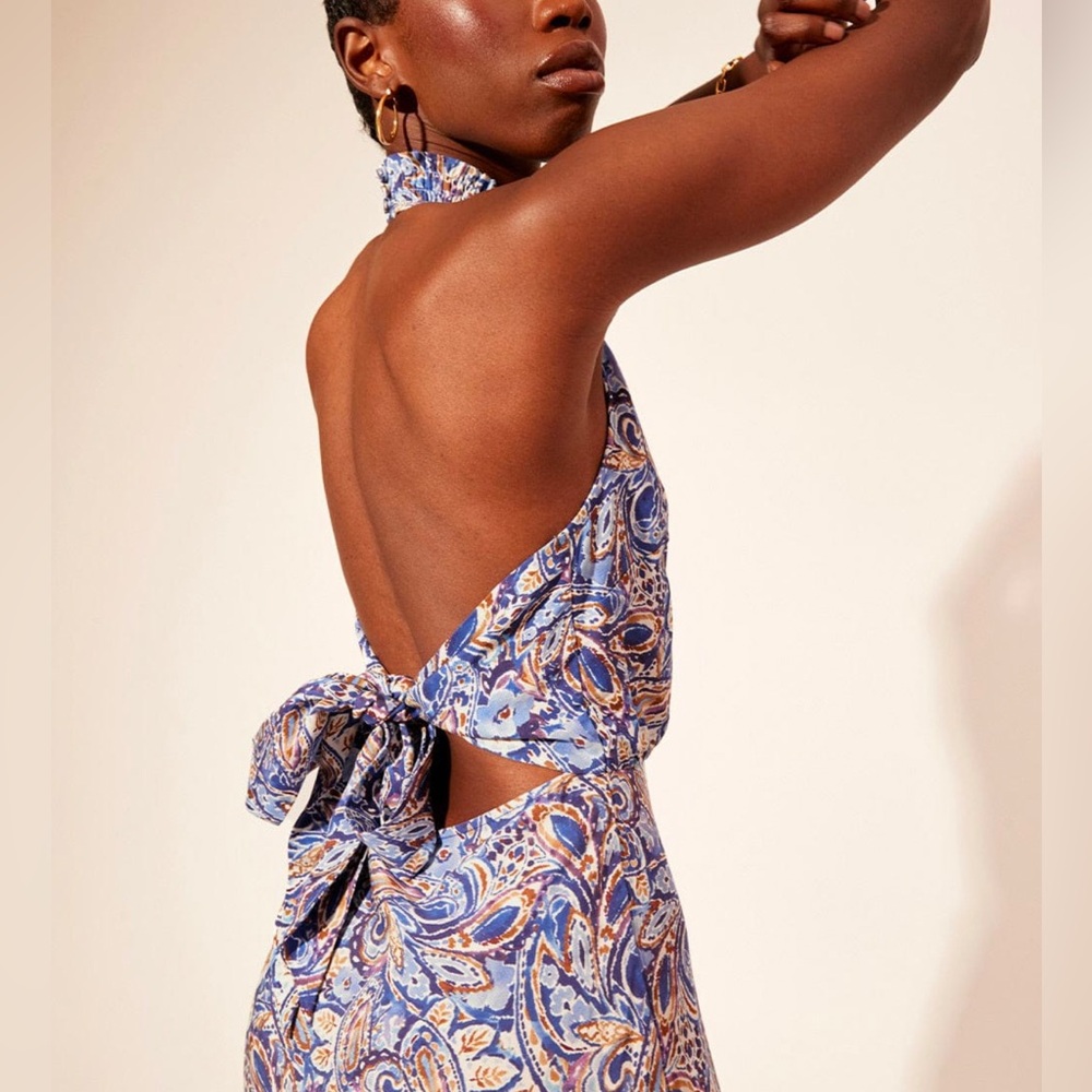 Kivari Dakota Watercolor Paisley Dress - Picture 6 of 8